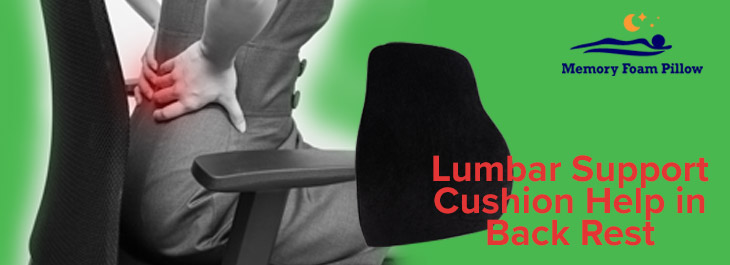 Lumbar Support Cushion Help in Back Rest