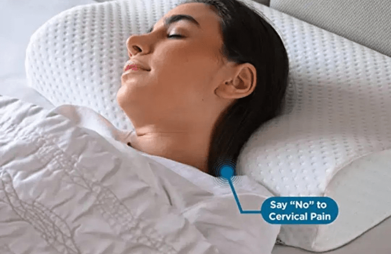Cervical neck pillow