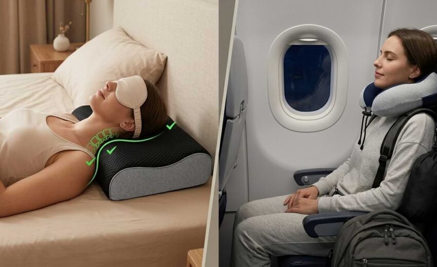 prevent neck pain while sleeping and traveling